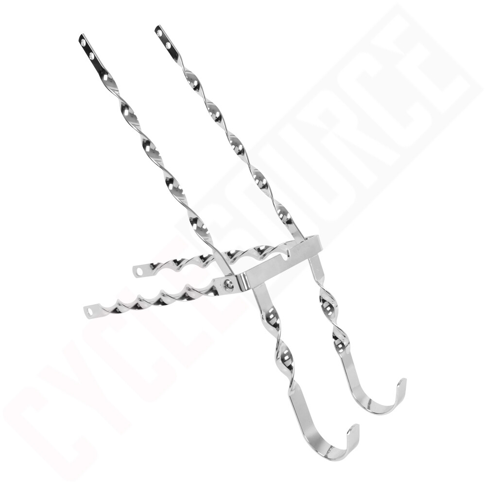OG Lowrider Classic Flat Twisted Continental Spare Kit Chrome for 20" Bikes