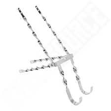 OG Lowrider Classic Flat Twisted Continental Spare Kit Chrome for 20" Bikes