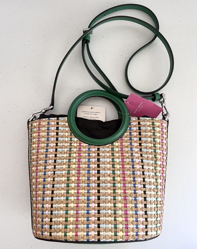 Kate Spade Jena Straw Small Tote NWT - Picture 2 of 4