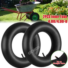 2pcs 4.80/4.00-8 Innertube Tyre STRAIGHT VALVE Wheelbarrow Cart Wheel Inner Tube