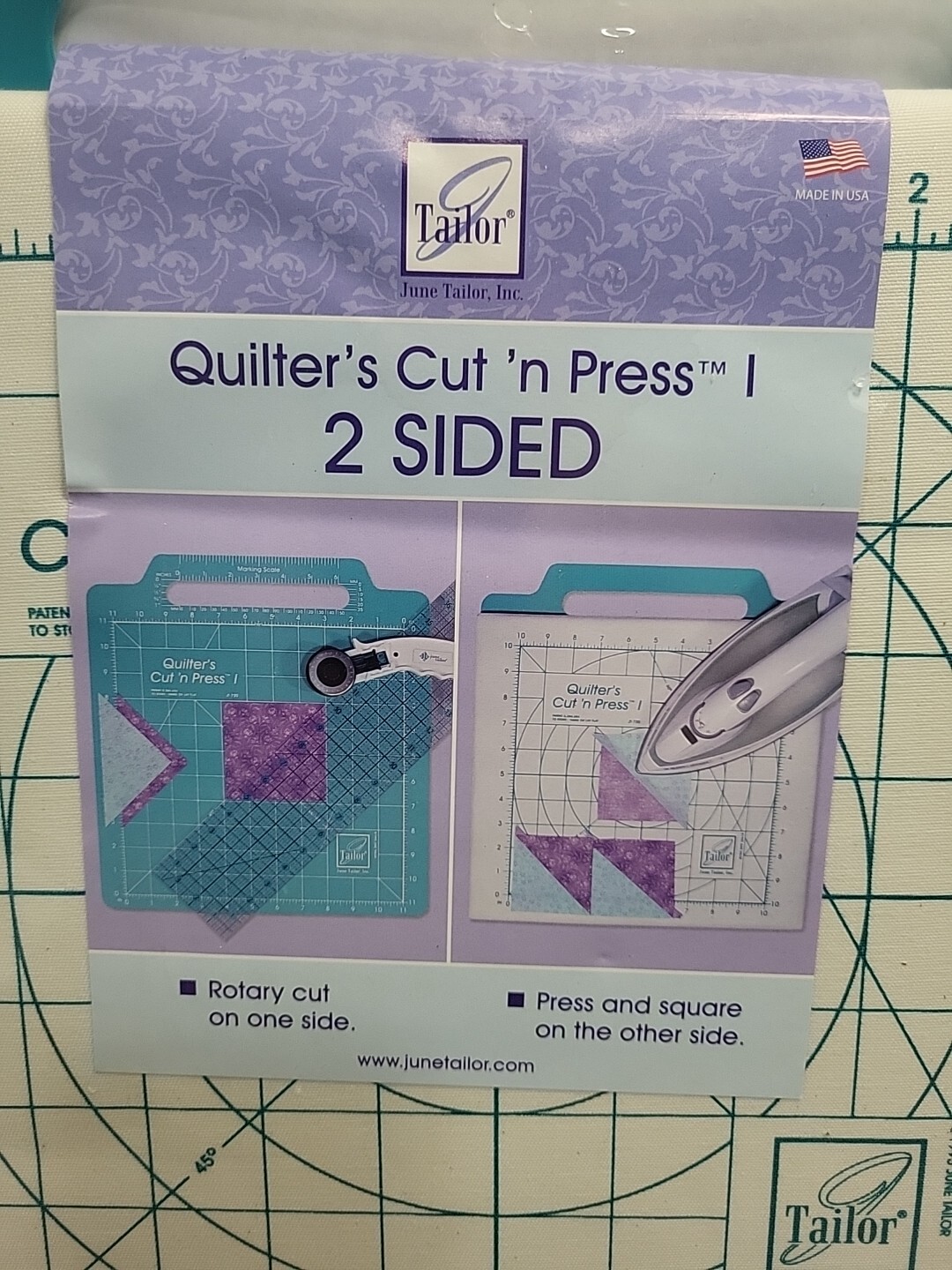 Vintage 1995 June Tailor Quilter's Cut 'n' Press Two Sided Quilting