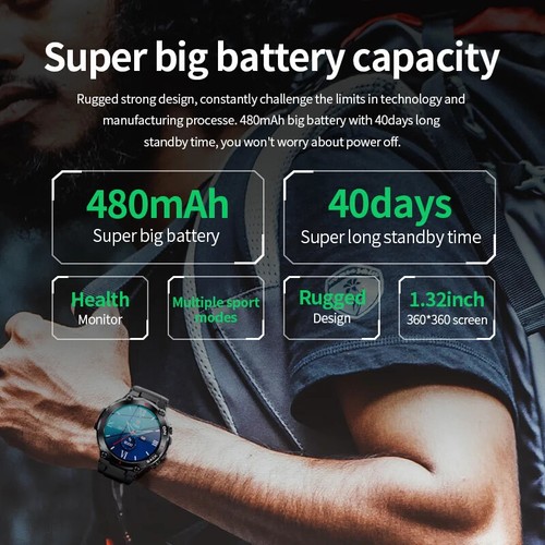 Smartwatch Sport Fitness Bransoletka Przypomnienie o połączeniu Monitor zdrowia Smartwatch Partia - Zdjęcie 2 z 22