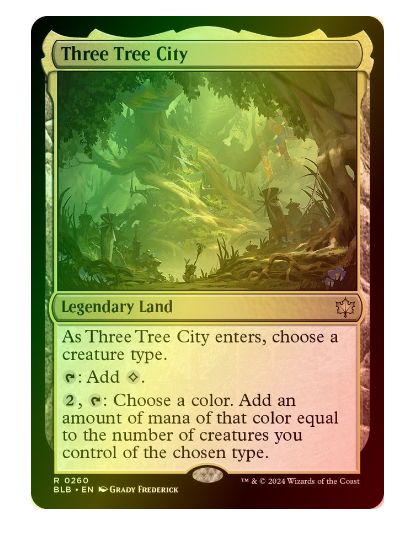 Three Tree City - Foil Bloomburrow | eBay