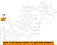GMC GM OEM Canyon Front Bumper-Foglight Fog Light Bezel Trim Right 22891787