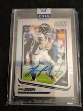 2018 Panini Honors Phillip Lindsay Silver  REFRACTOR Rookie Auto 40/75 encased 