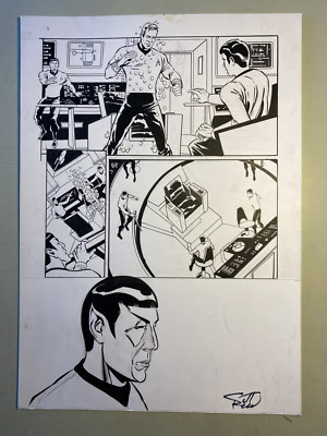 STAR TREK ORIGINAL COMIC ART 11