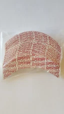 Supertape 1" curved strips "CC" shape pkg 36 hairpiece wig toupee