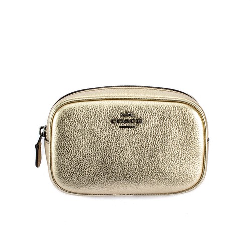 Coach Belt Bag in Metallic Gold with 