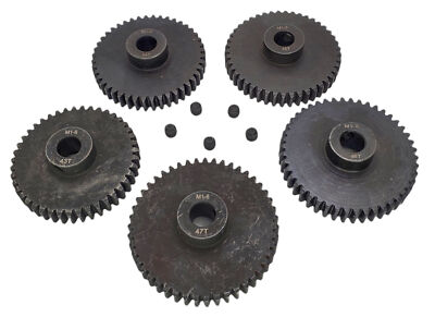 NHX RC MOD1 8mm Bore Hardened Steel Pinion Gears: 43T, 44T, 45T, 46T, 47T