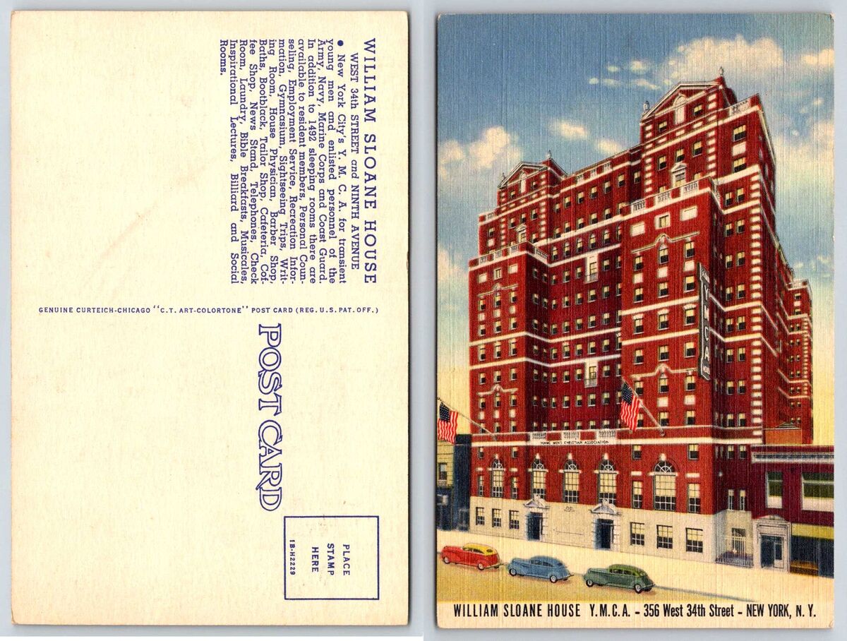 ミュージック POSTCARD GRAPHICS Manhattan New York City Downtown Skyscrapers | Vintage