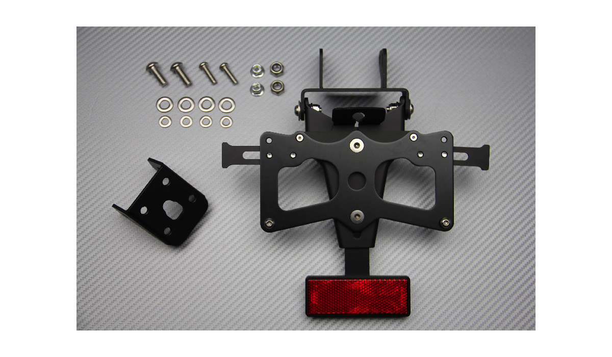 Support plaque moto CNC pour virées sportives en Kawasaki ZX6R