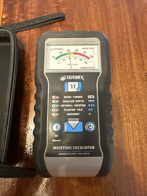 Tramex Moisture Encounter 5 ME5 Moisture Meter Wood/drywall/masonry/others