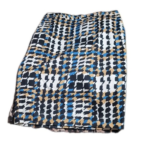 Charter Club Multi Color Houndstooth Cotton Pocket Stretch Skirt ~ 4 M3020 - Picture 9 of 16
