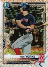 2021 Bowman Chrome Prospects Mojo Refractor #BCP-243 Nick Yorke Boston Red Sox