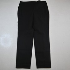 NEW Talbots 10 Black Side Zip Chatham Skinny Ankle Dress Womens Pants