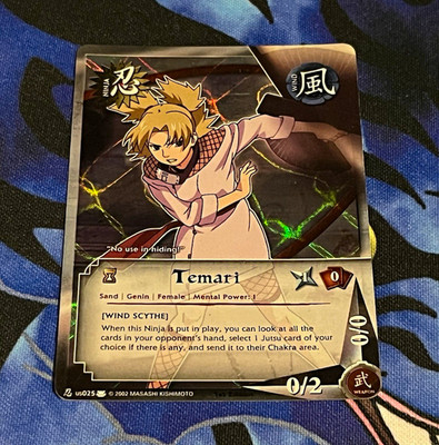 Wave/Wavy Foil Temari [Wind Scythe] Original N 025 Naruto CCG