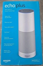 Amazon Echo Plus 1st Gen w/ built-in Zigbee Hub for home automation White NEW 