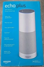 Amazon Echo Plus (1st Gen) w/ built-in Zigbee Hub for home automation White NEW!