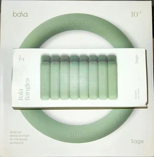 GREAT GIFT BALA Home Gym  2lb wrist/ankle weights & 10 lb Dumbbell Ring SAGE New