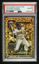 2024 Gilded Collection Gold Mini-Diamond Refractor 31/50 Jackson Chourio 14mf