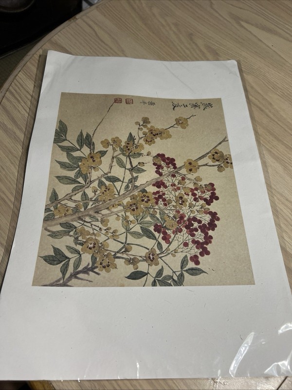 Yun Shouping Signed Chinese Hand Painted Boneless Style 15” X 11”
