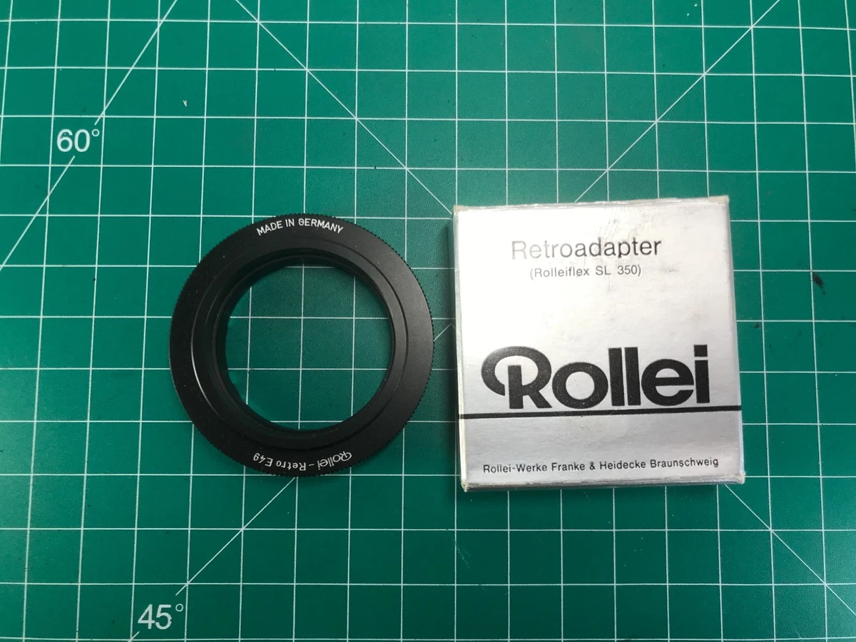 Adaptateur M42 Vers Monture Rollei QBM – Rare Fabriqué En Allemagne – Occasion