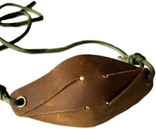Leather Shepherd Sling Handmade Paracord Shepherds Sling Rock Thrower Old-Fashio