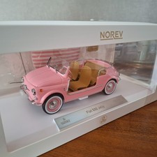 FIAT 500 jolly rose 1965 NOREV 1/18e ref 187792 édition limitée 200 pcs