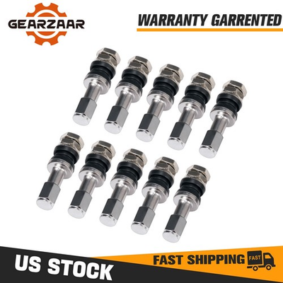 #ad 10x Stainless Steel Wheel Tire Valve Stems Hight Pressure Bolt in with $10.79