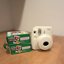 Fujifilm Instax Mini 8 Instant Camera White Built-in Flash  2 Instax Mini Film