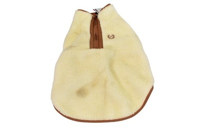 PINK Victoria's Secret Pet Fleece Jacket XL Beige Warm Polyester Dog Coat