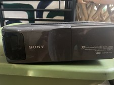 VINTAGE Sony CDX-636 Add-On 10 CD Changer System for Car, Gray, USED, UNTESTED