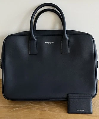 Sacoche + Porte Cartes homme Michael Kors Sac Porte Documents - Photo 1/4