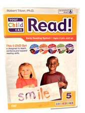 Your Child Can Read DVD Set Robert Titzer Ph.D-Ages 3 and Up 