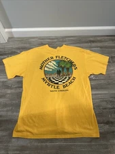 Vtg 80s 1989 Mother Fletchers Bar T Shirt Myrtle Beach South Carolina Sz XL