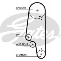Gates Zahnriemen Passend FüR Vw Polo | 5426