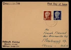 DR WHO 1951 GERMANY DDR FDC PORTRAIT COMBO R65603