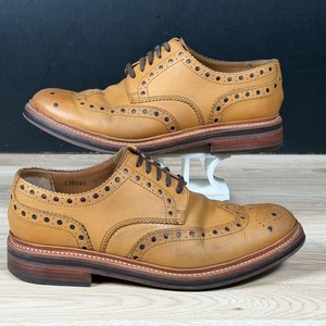 Grenson Mens Tyler Oxford Leather Medallion Plain Brogue Dress Shoes SZ 9.5 114994_dylan_threequarters_pri  main image 4