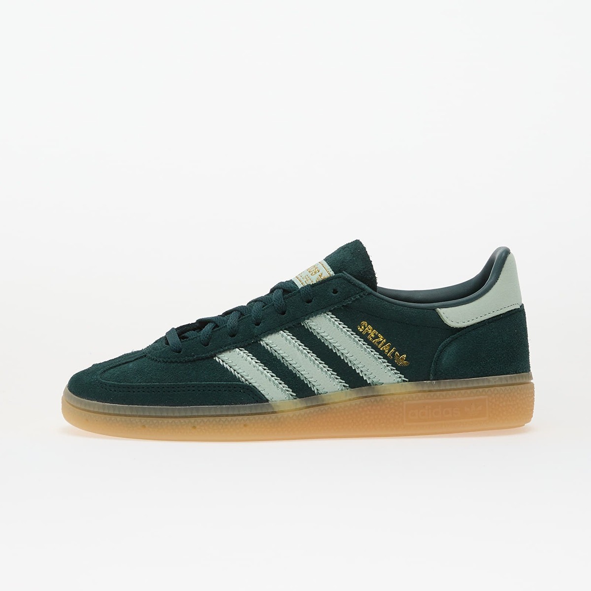 W Adidas Handball Spezial Ash Green Gum JR0847 Womens Casual Shoes