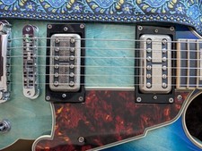 D'Angelico, LTDEditionPremier DC XT Semi-hollow body Stunning WoodGrain BlueBurst