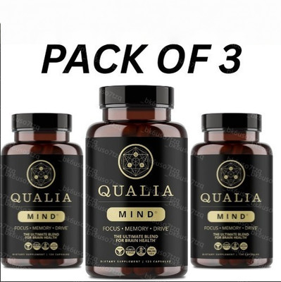 (3 Pack) Qualia Mind Brain 2.0 Supplement Nootropics - 120 Capsules - New