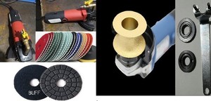 power tools polisher 1-1/2" Full Bullnose shaping bit stone granite marble buff
