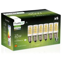 6X Led-Birne E14 RöHrenform T25 5W = 40W 470Lm 4000K Neutralweiß 320° Lumiled
