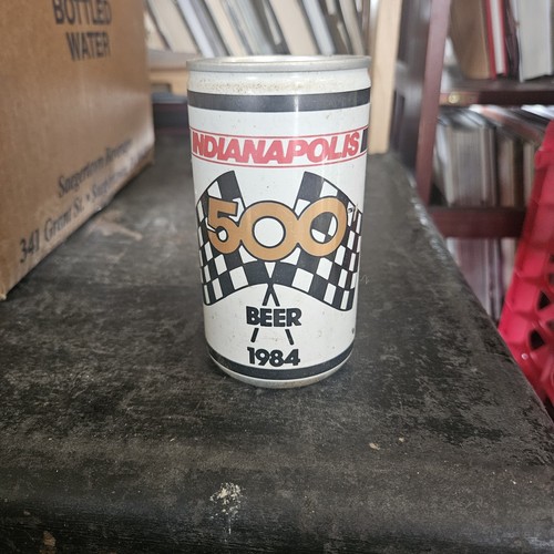 Beer Can - 1984 Indianapolis 500 bottom Opened, Aluminum Can 1st Edition 