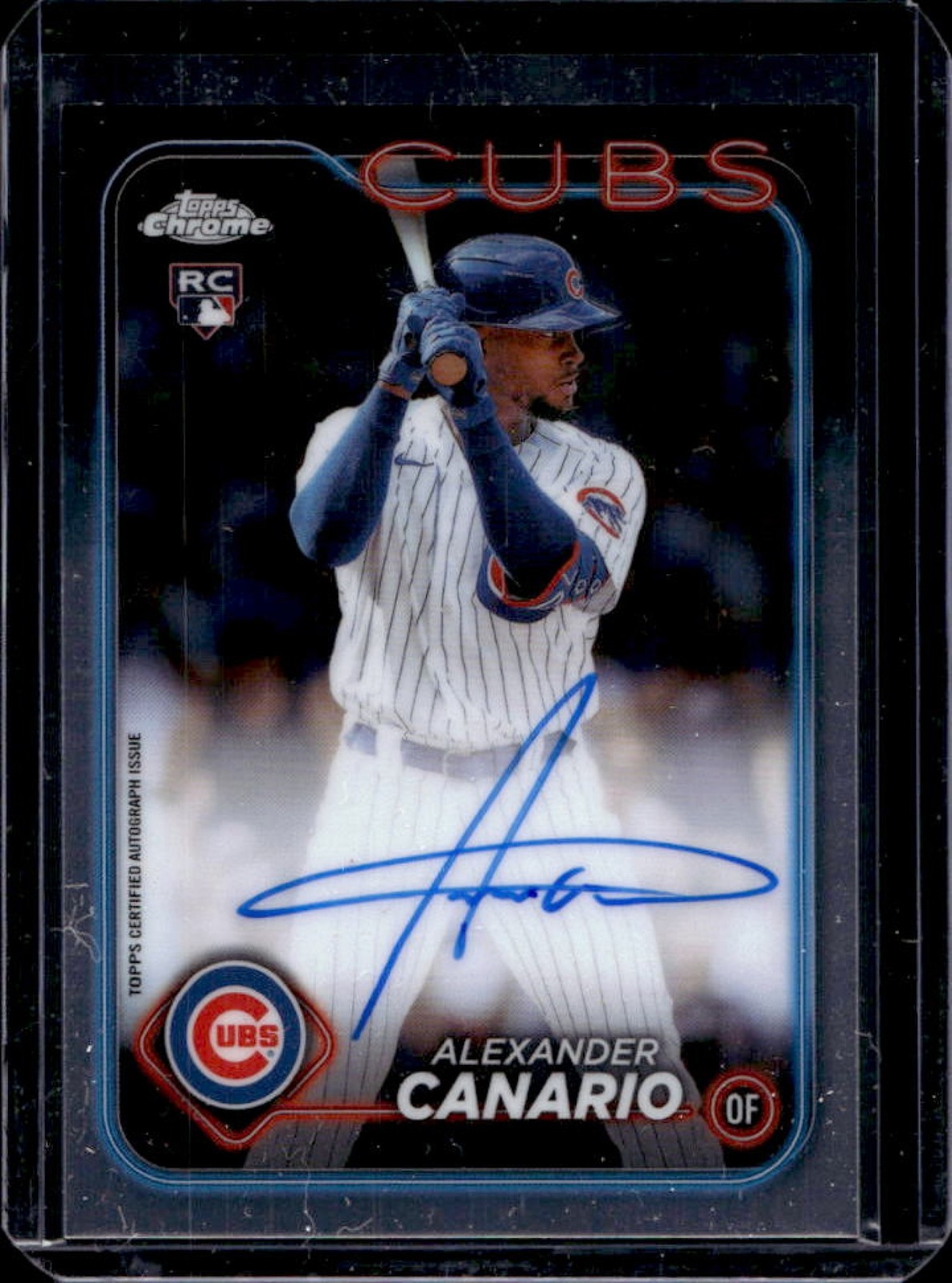 2024 Topps Chrome Alexander Canario Rookie Auto RC Rookie #RA-AC Cubs