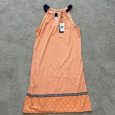 Cabana Life NEW Dress Womens M Orange Sleeveless UPF 50 Sundress Beach Outdoor