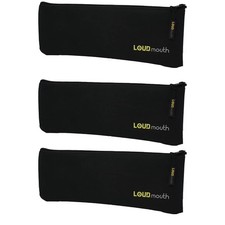 Long Zippered Pouch for Large Wireless Microphones  Mic Bag  12.5" x 4" 3 ...