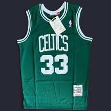 Larry Bird Celtics Mitchell Ness Basketball Jersey Green