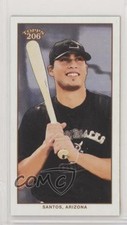 2002 Topps 206 Mini Blue Sweet Caporal Back Sergio Santos (Photo Background) 0wq