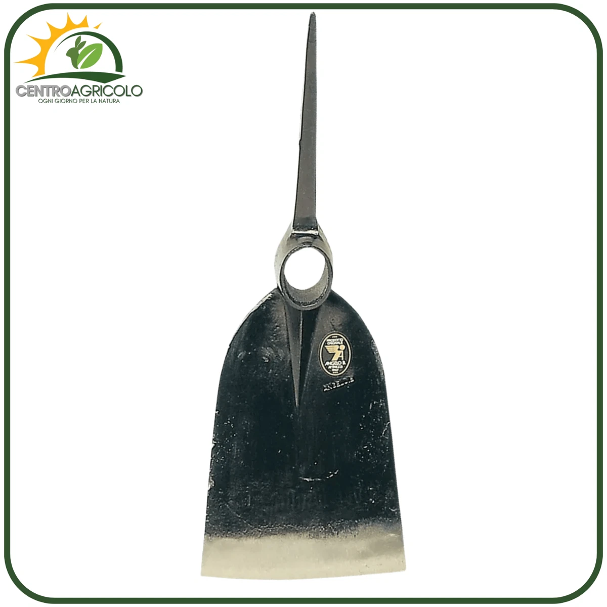 Qcwwy Zappa A Mano In Acciaio Forgiato Per Giardinaggio – 40 Cm, Leggera E Affilata, Con Manico TPR